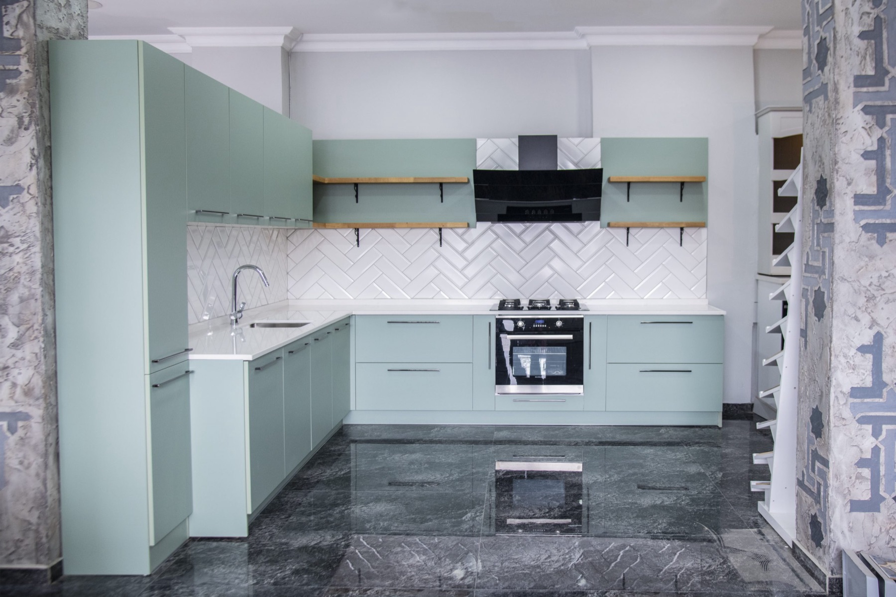 High gloss yatak odası
